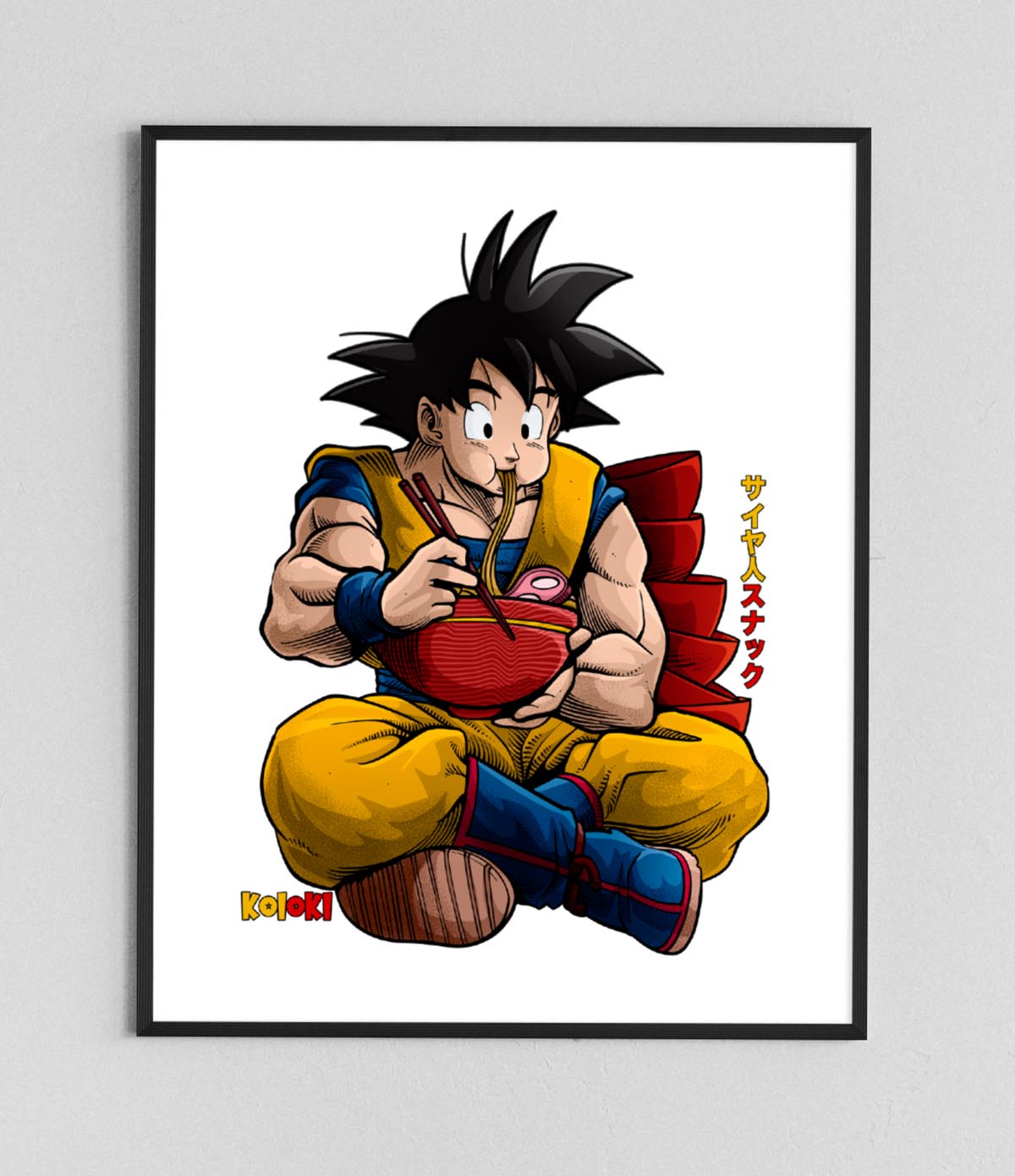 Saiyan Snack - Poster