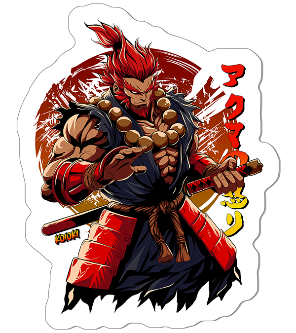 Akuma's Wrath - Sticker