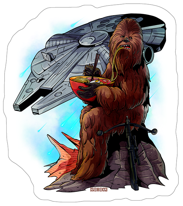 Wookiee Ramen - Sticker