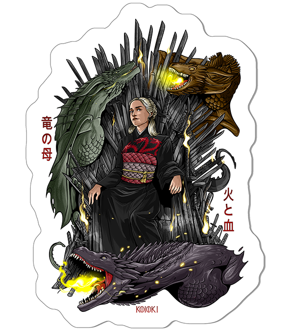 GOT - Mother of Dragons - Sticker