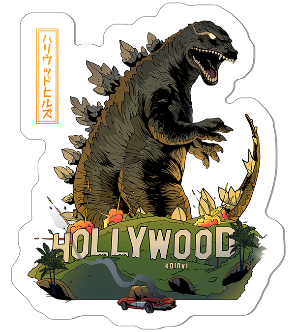 Hollywood Hills - Sticker