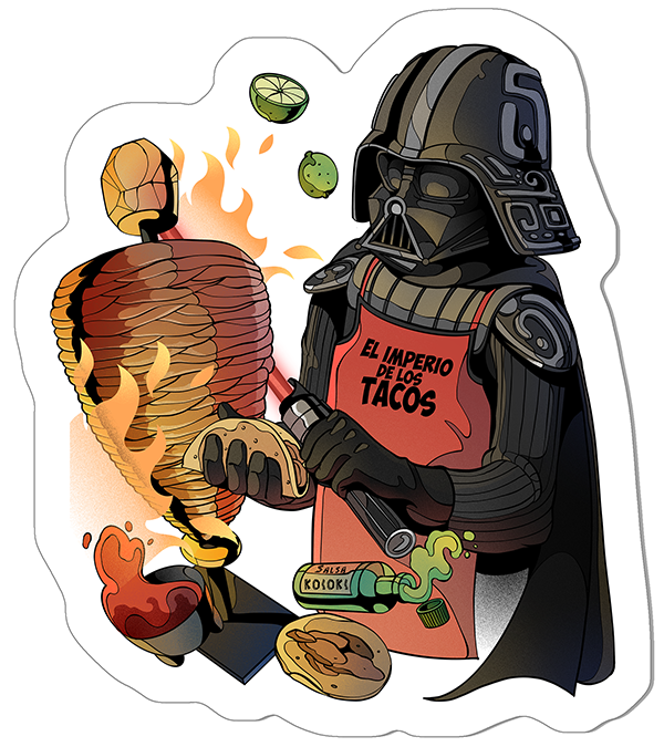 El Imperio De Los Tacos - Sticker