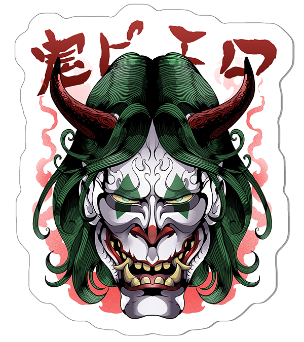 Demon Clown - Sticker