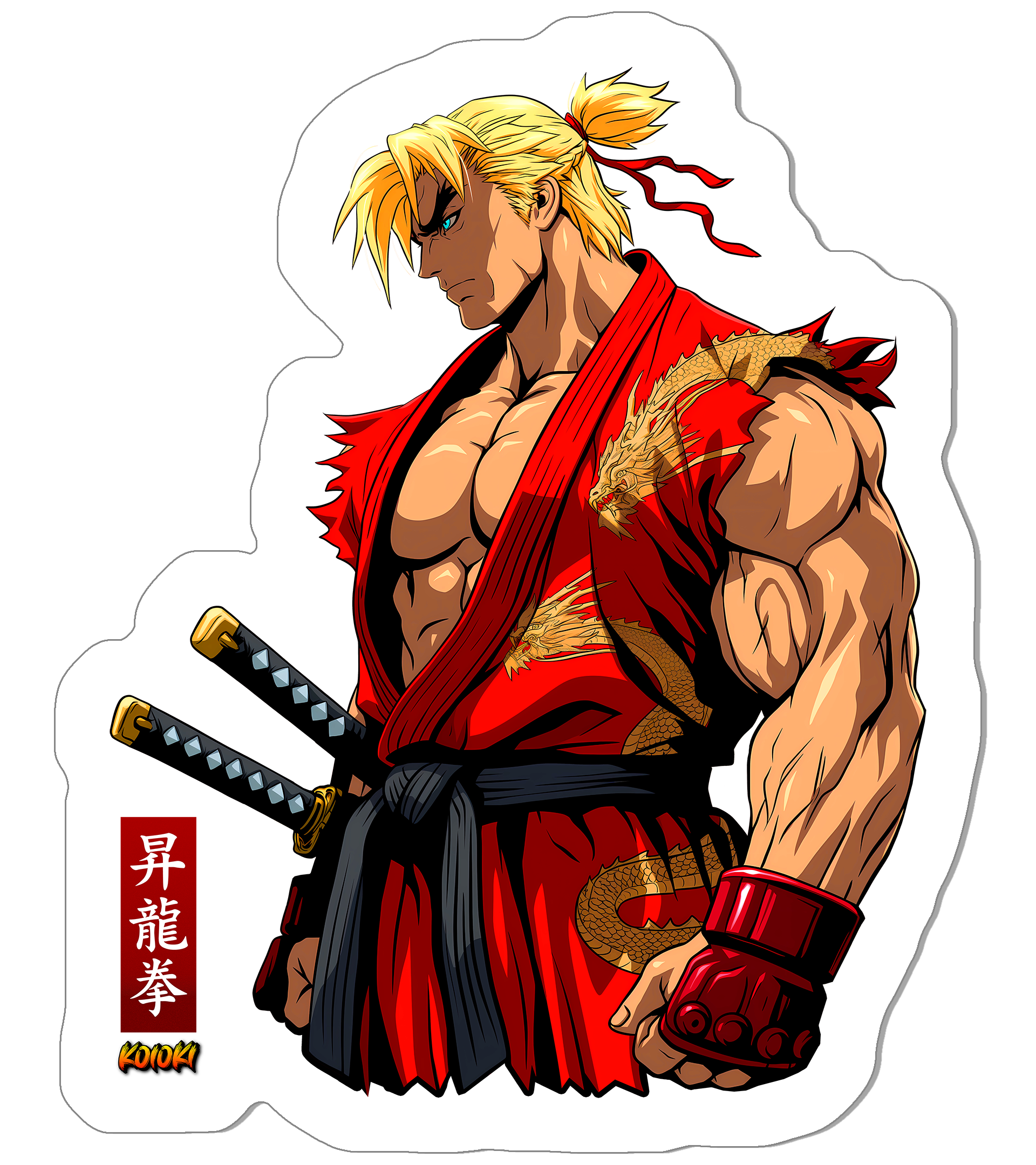 Rising Dragon Fist - Sticker