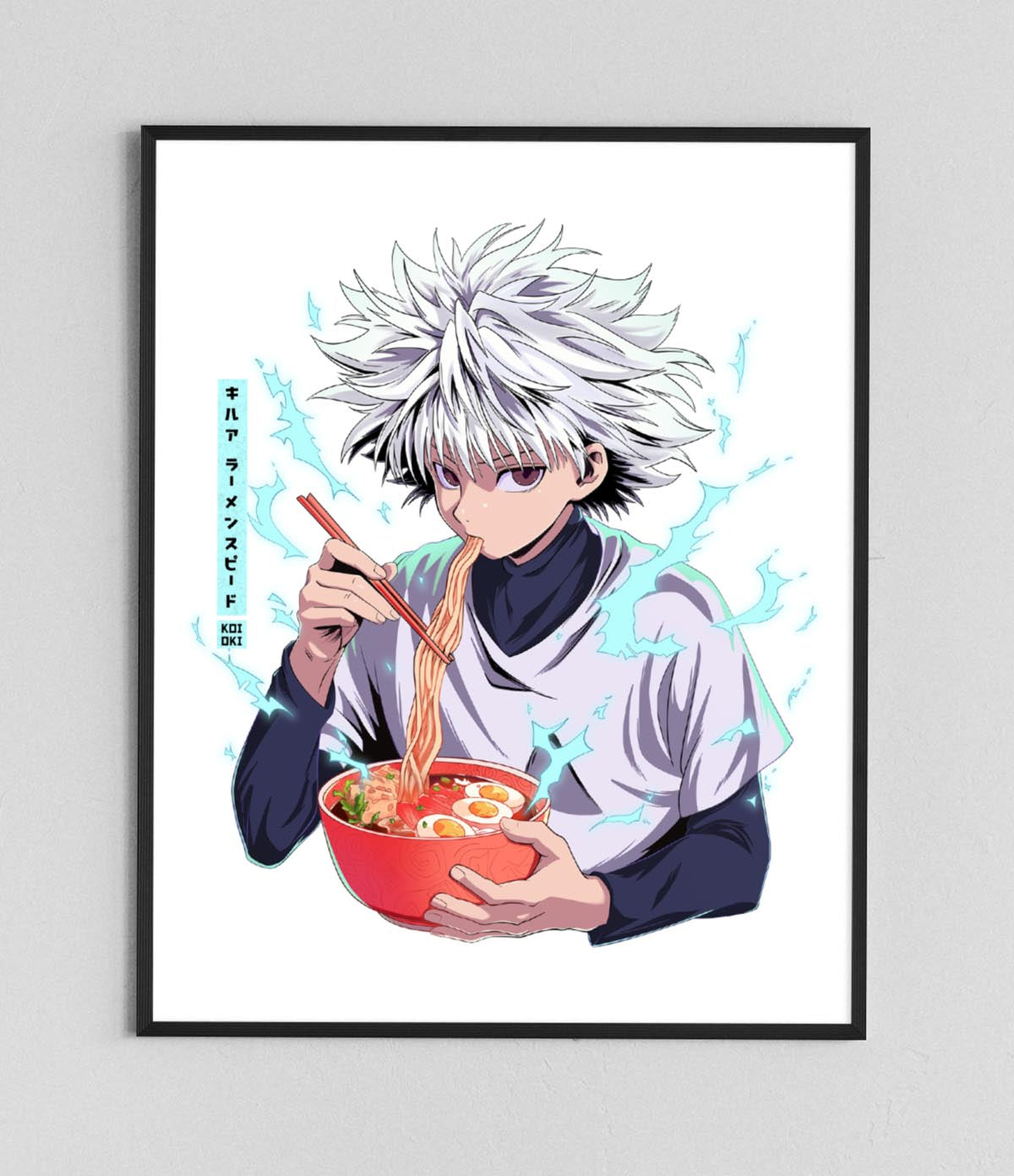 Killua Ramen Speed - Poster