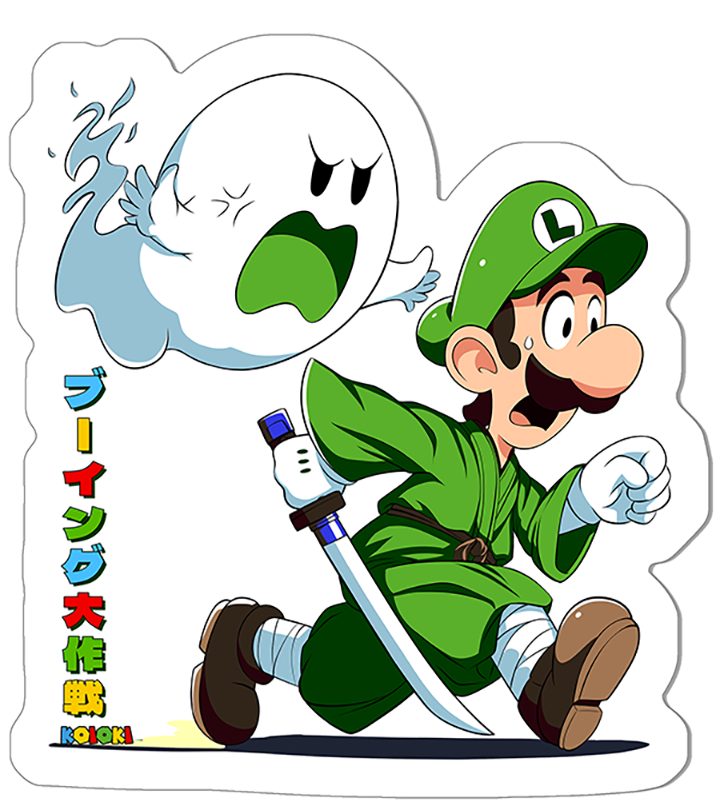The Great Boo Battle - Sticker
