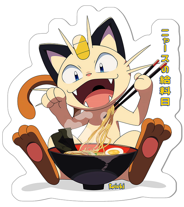 Meowth's Payday - Sticker