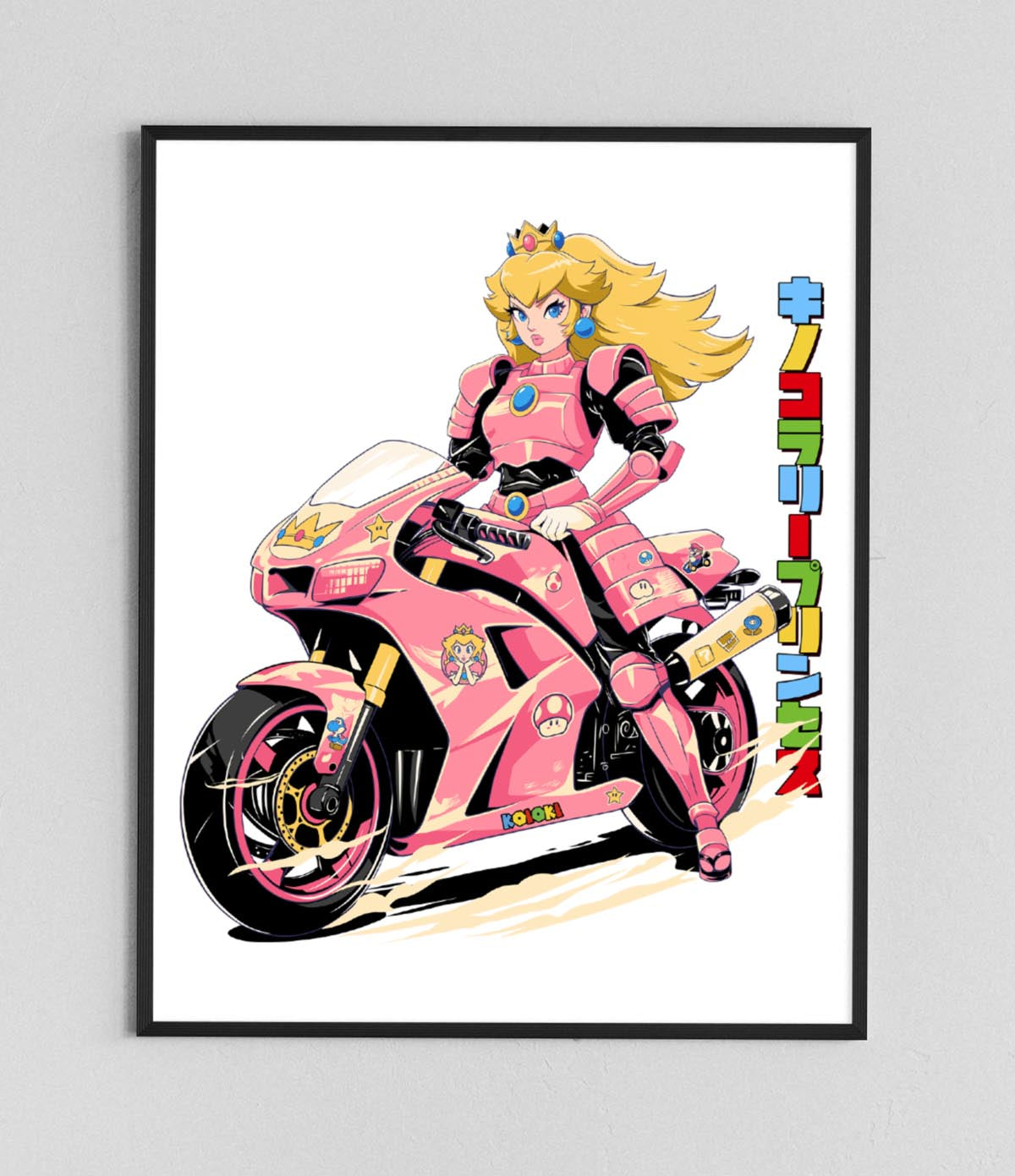 Mushroom Rally Princess - Poster