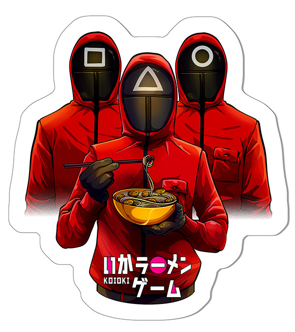 Squid Ramen Game - Sticker