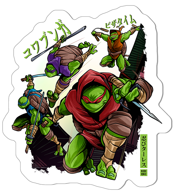 Shinobi Turtles - Sticker