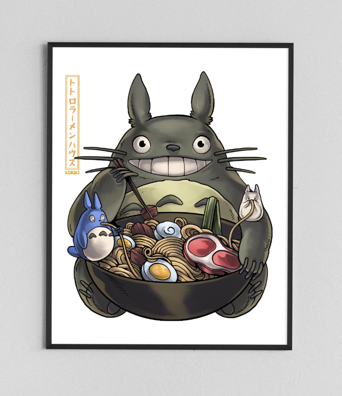 Totoro Ramen House - Poster