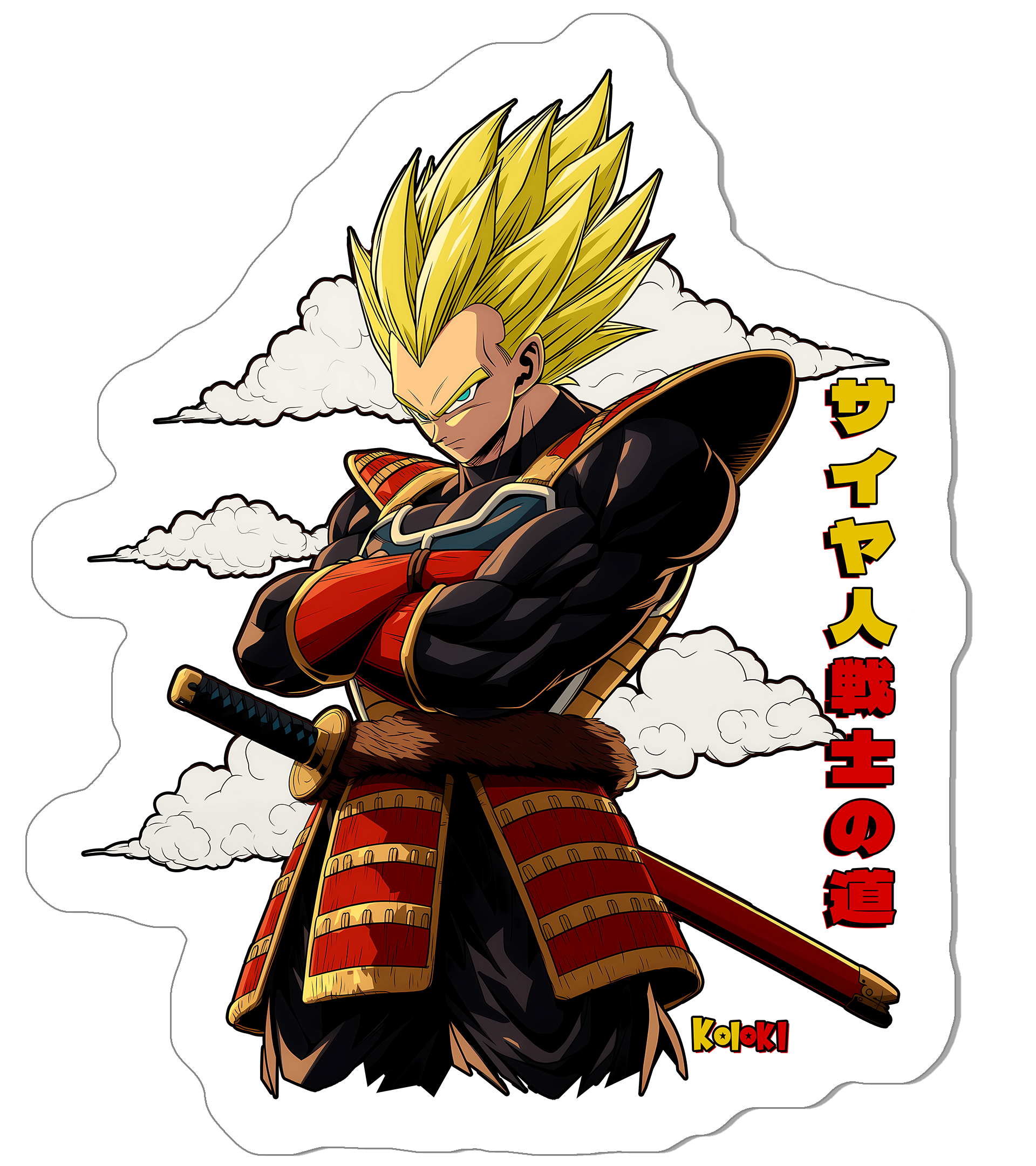 Way of the Saiyan Warrior - Sticker