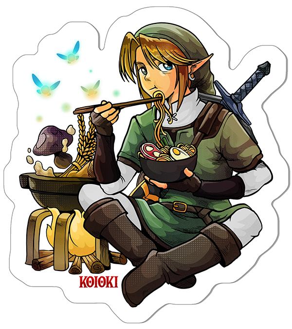 Cooking with Link - Sticker