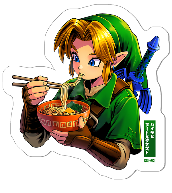 Hyrule Noodle Quest - Sticker