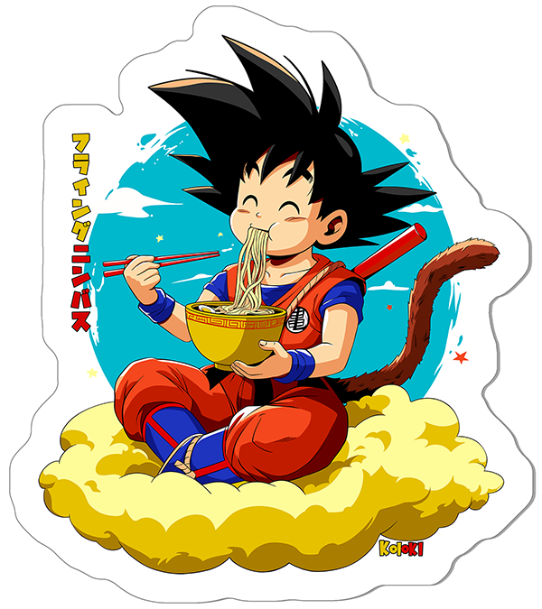 Flying Nimbus - Sticker