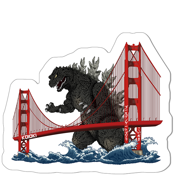 Golden Gate - Sticker