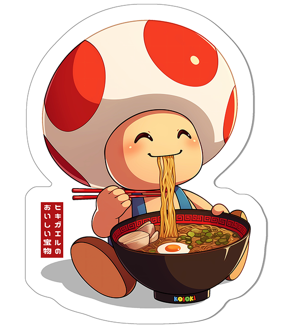 Toad's Tasty Treasure - Sticker