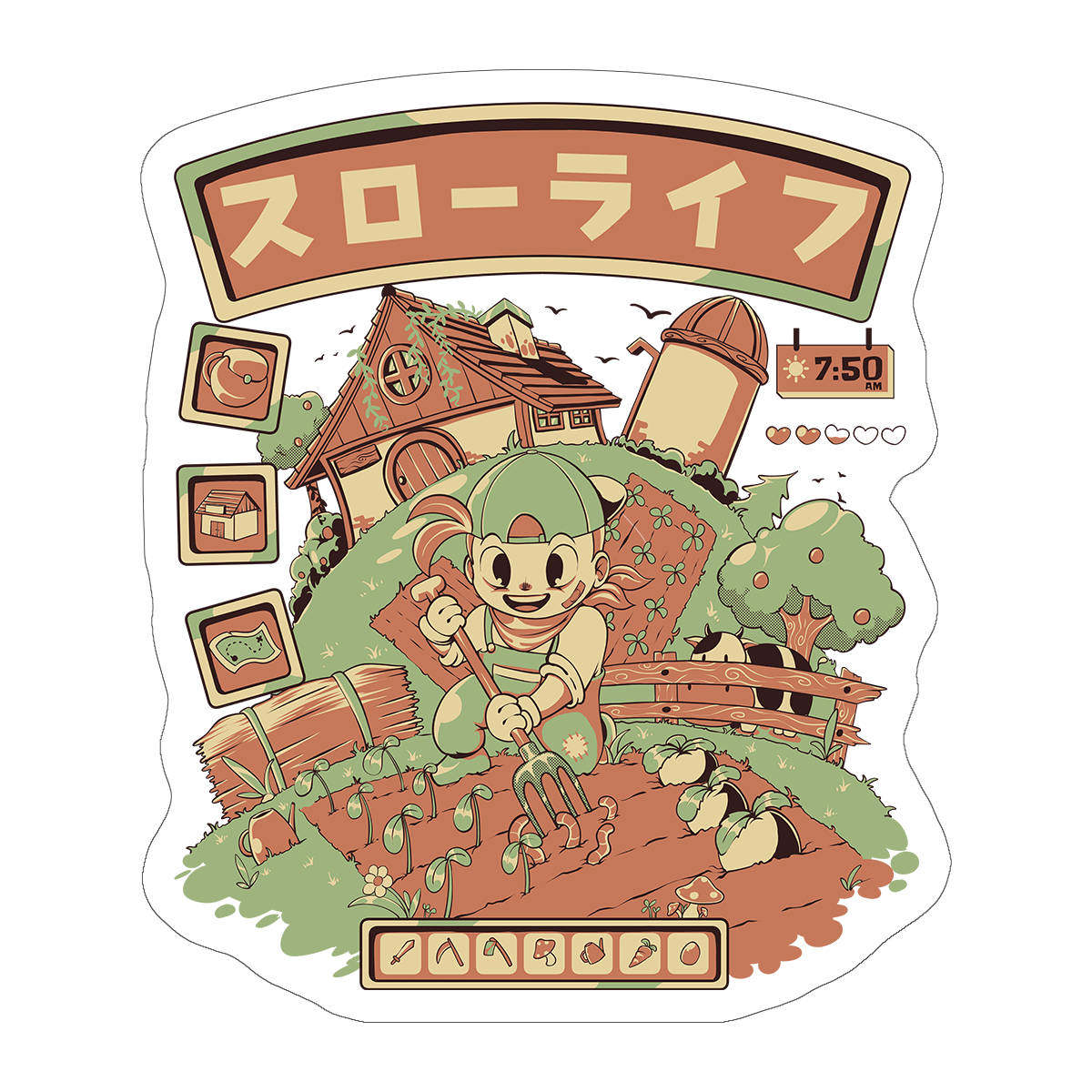 Harvest Moon - Sticker