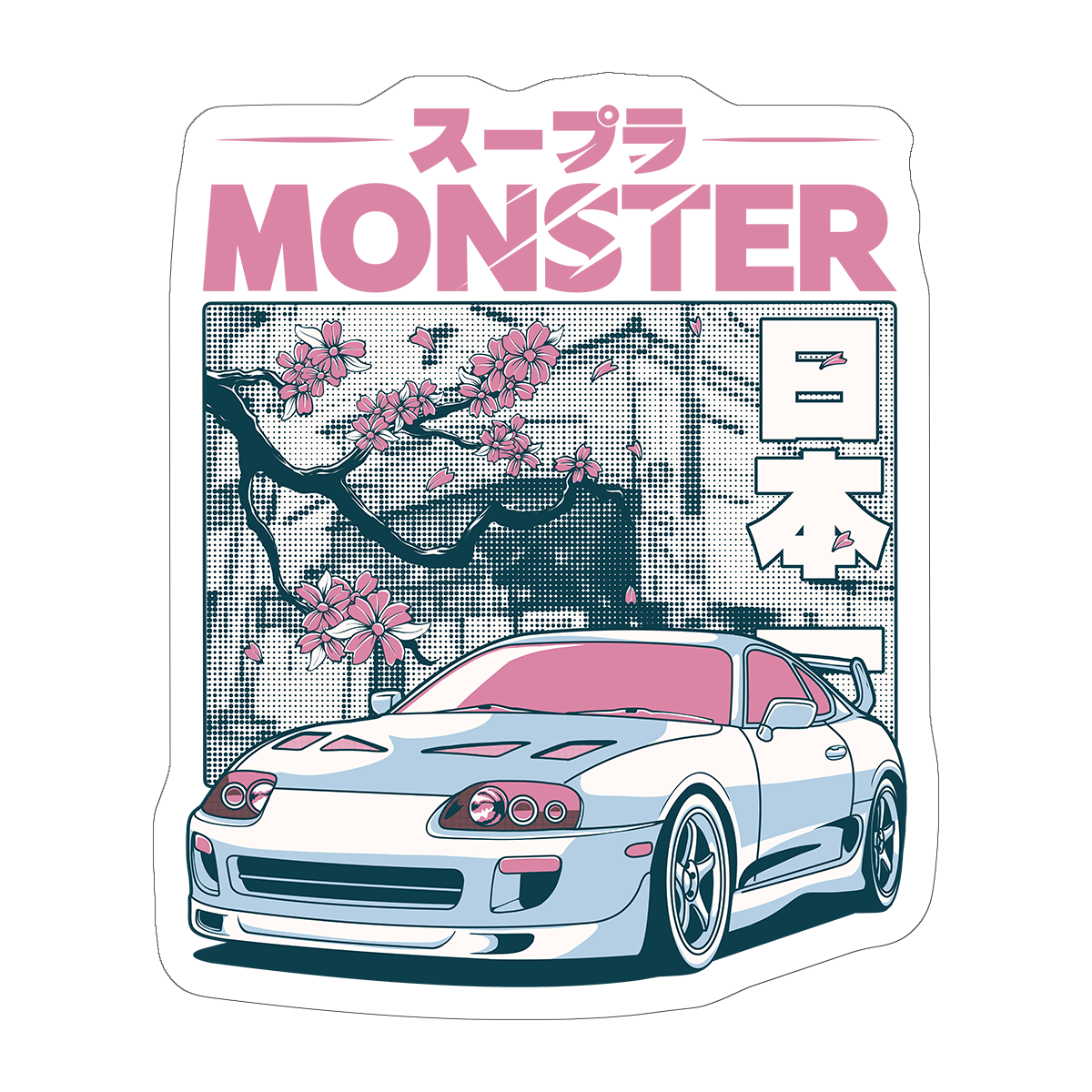 Monster Supra - Sticker