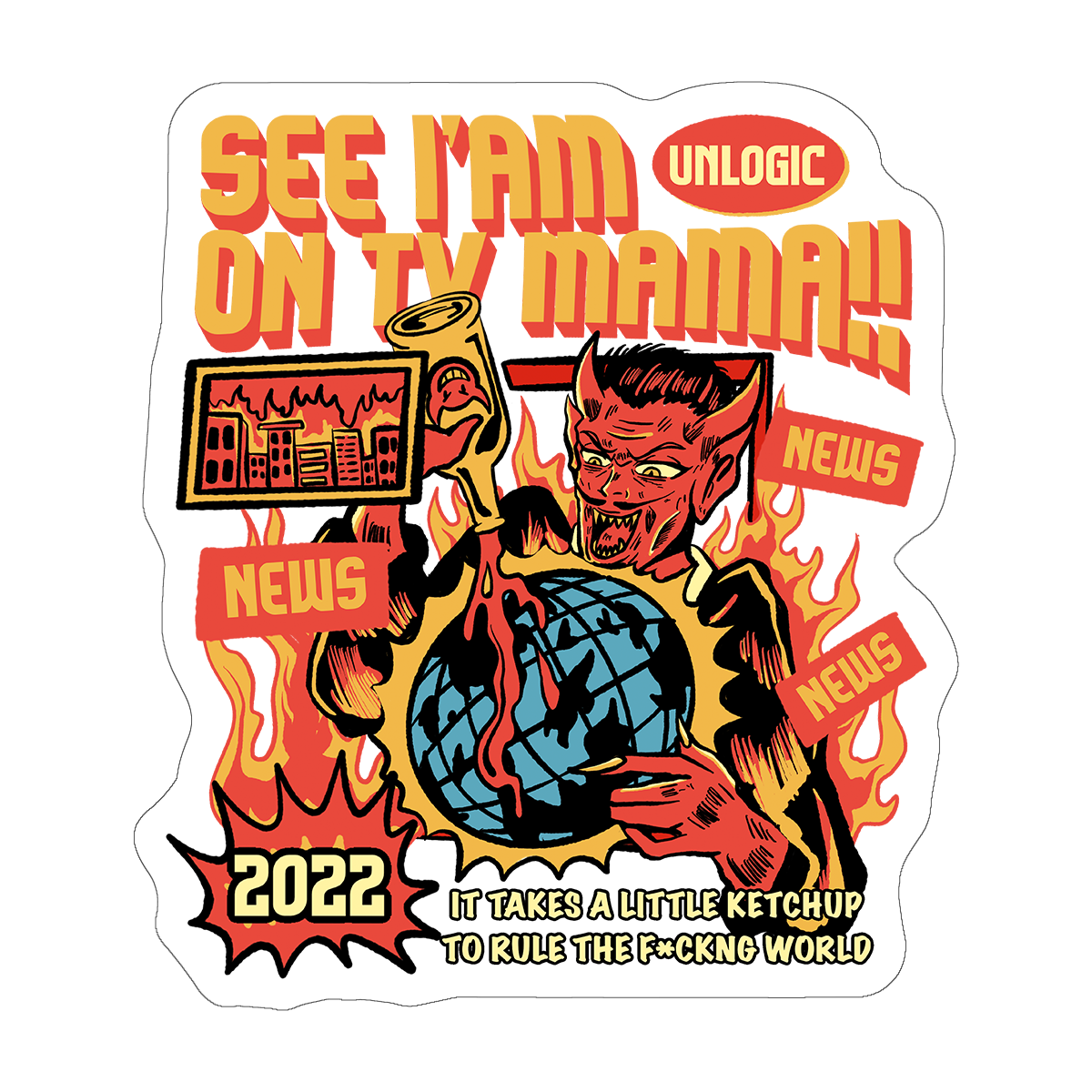 See i am on tv - Sticker