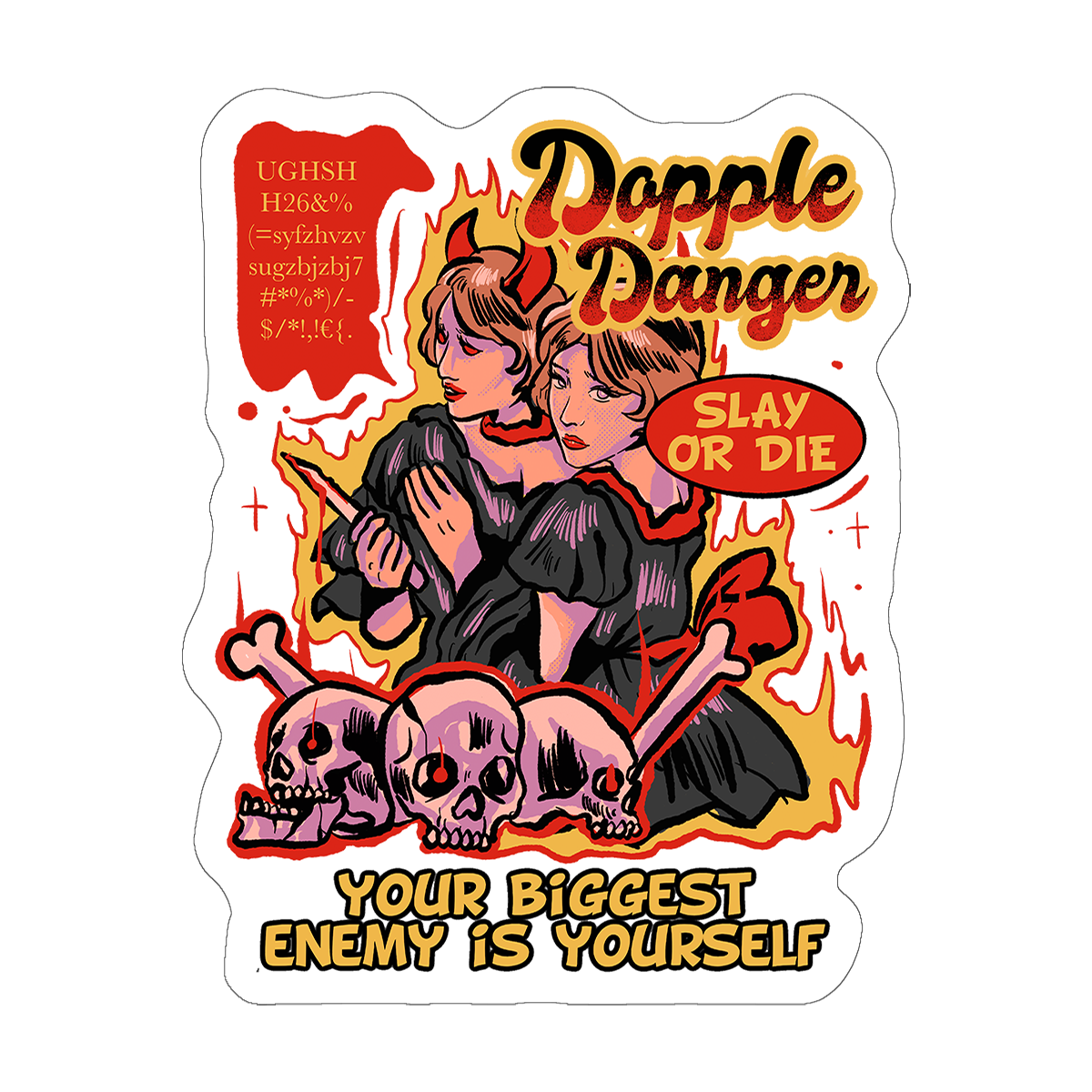 Dopple danger - Sticker