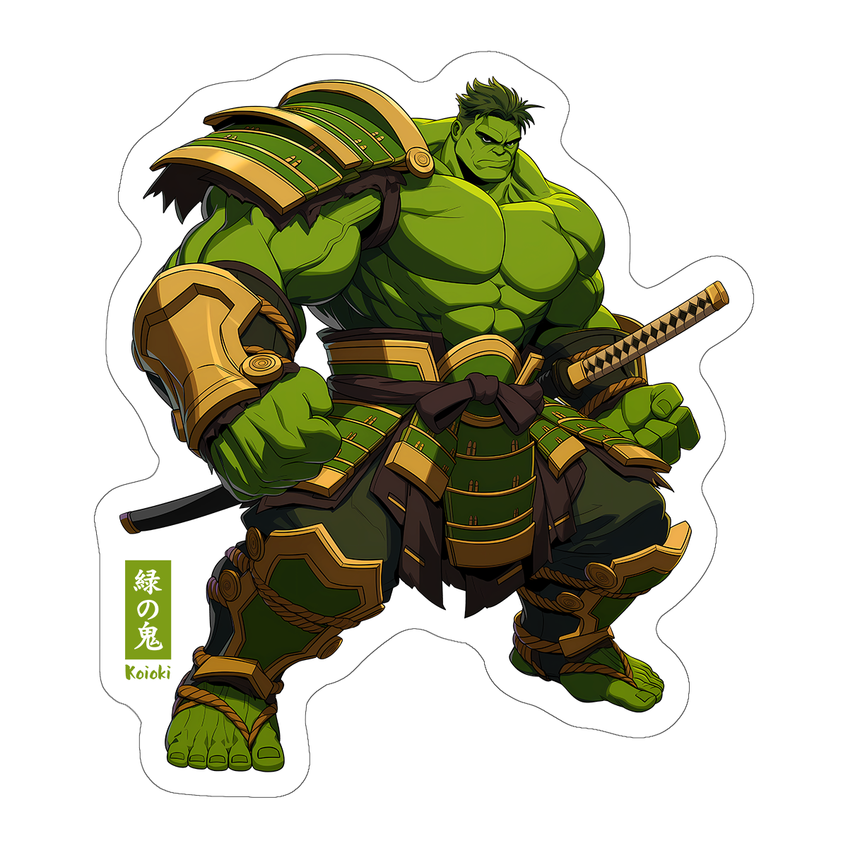 The Green Oni - Sticker