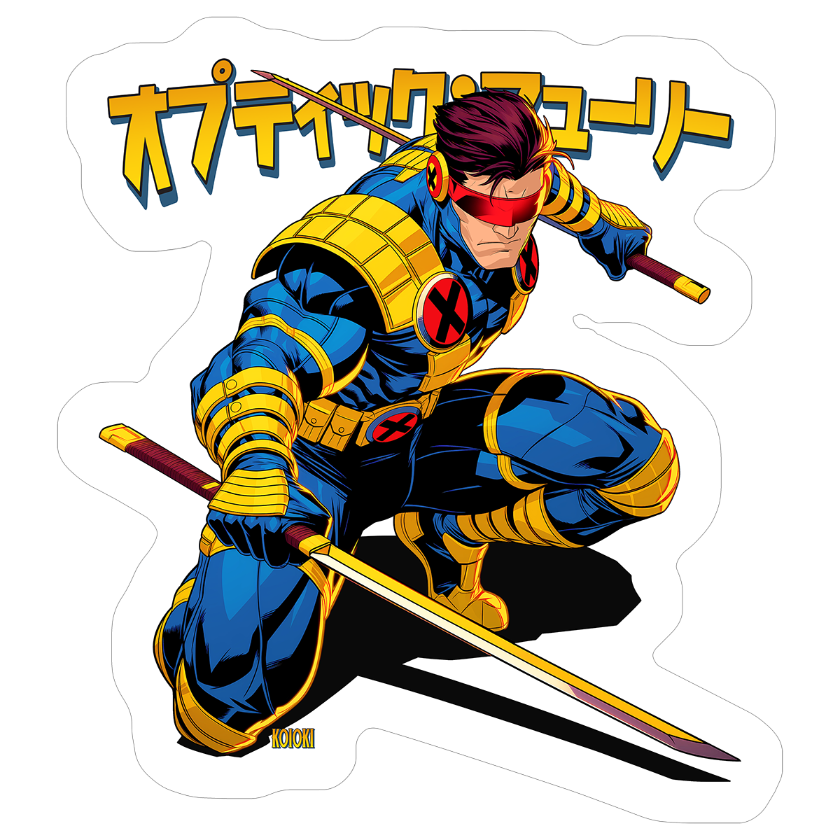 Optic Fury - Sticker